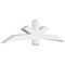 Ekena Millwork Alberta Architectural Grade PVC Gable Bracket, 96"W x 24"H x 6"D x 6"F, 6/12 Pitch GBP096X24X0606ALB00 - alternate 1